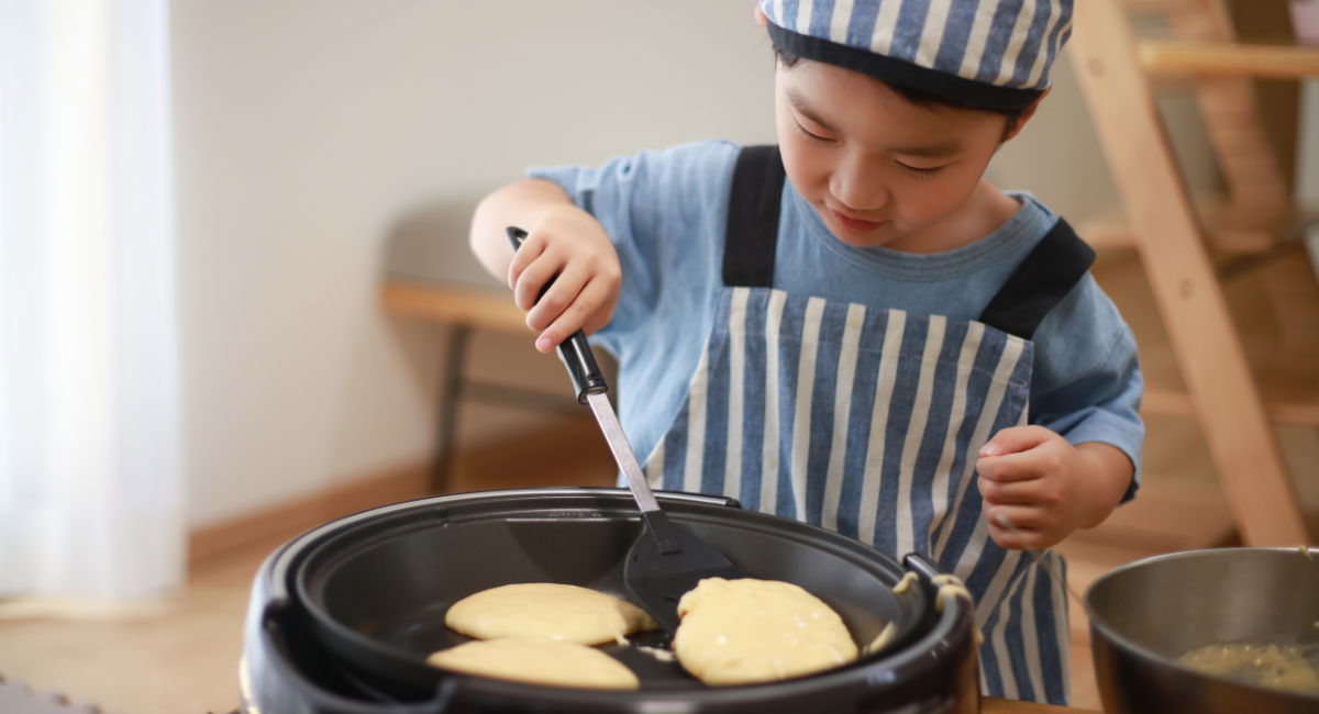peuter koken zelfstandig